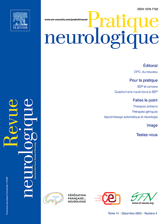 Go to journal home page - Pratique Neurologique - FMC